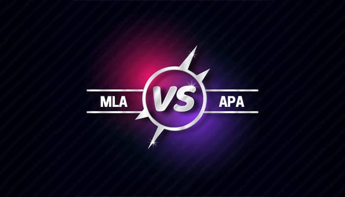 mla and apa formats