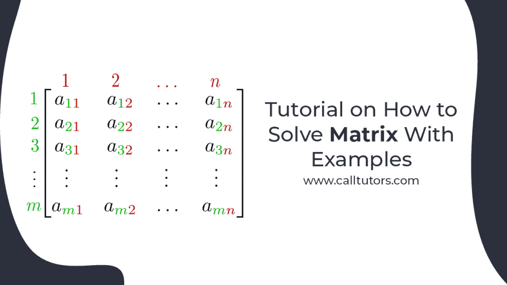 how to solve matrix problems in javascript