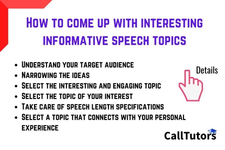 how to make informative speech interesting