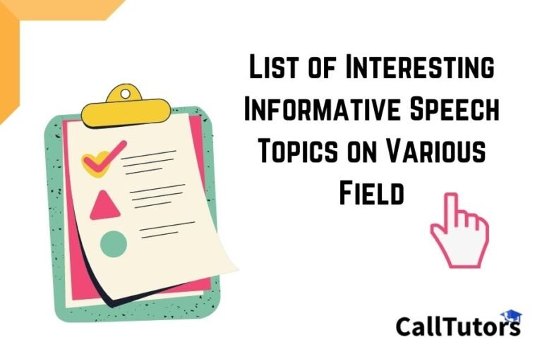Random Informative Topics 2021 List of Interesting Informative Speech Topics on Various Field