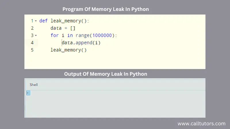 Python Memory Leak Example