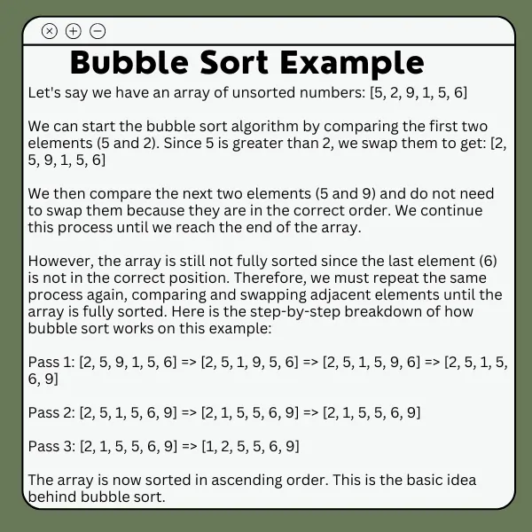 Bubble sort