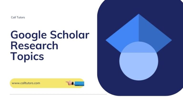 google scholar research topics