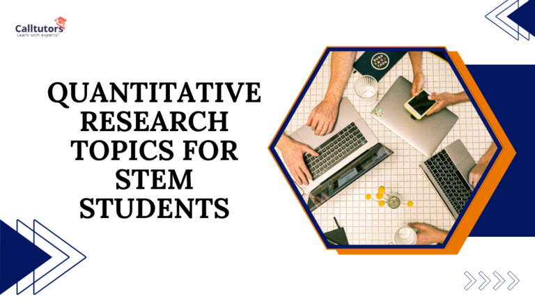 topics for quantitative research for stem students