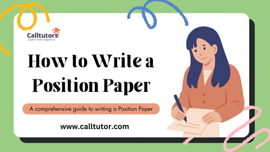 Writing a Position Paper