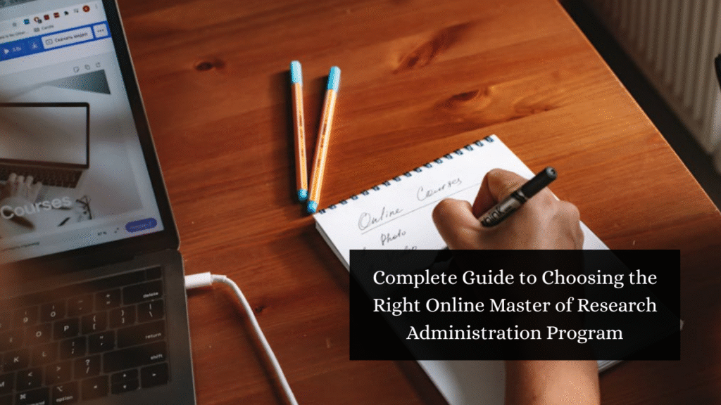 Online Master of Research Program