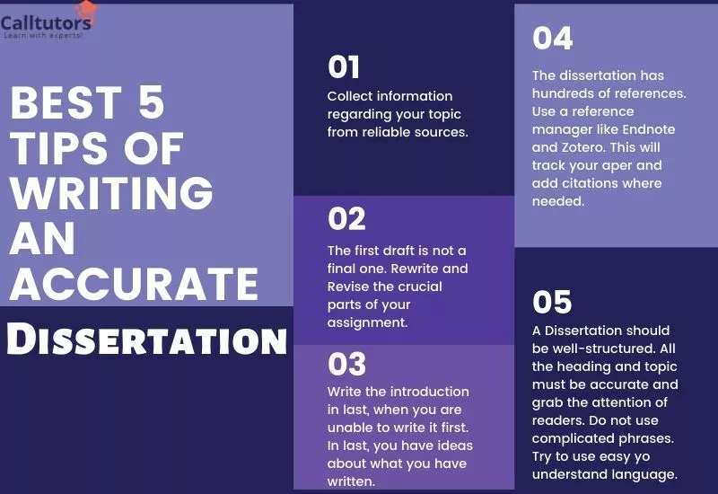 best tips of writing an accurate dissertation